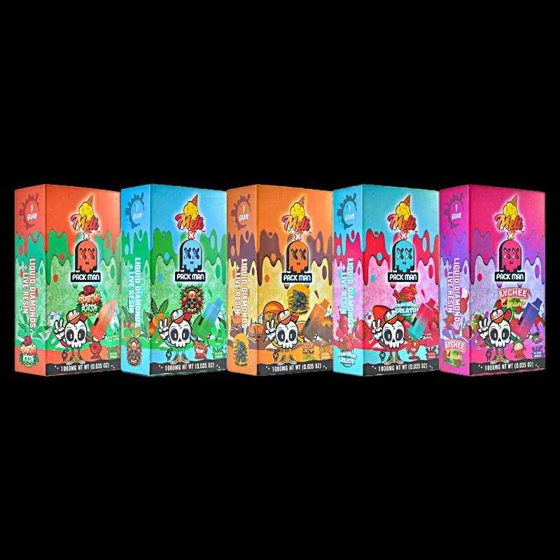 Melt X Pack Man Liquid Diamond 1g Live Resin Vape - Image 5