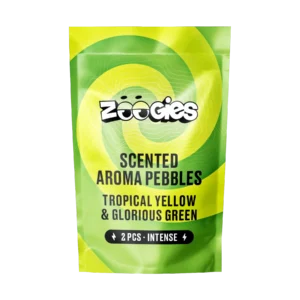 ZOOGIES Scented Aroma Pebbles Starter Mix - Tropical Yellow & Glorious Green - Cannabis Store Vienna